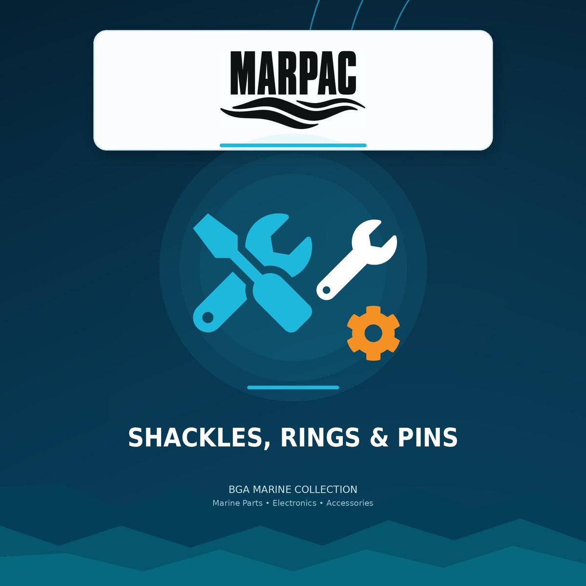 Marpac Shackles, Rings & Pins collection | BGA Marine