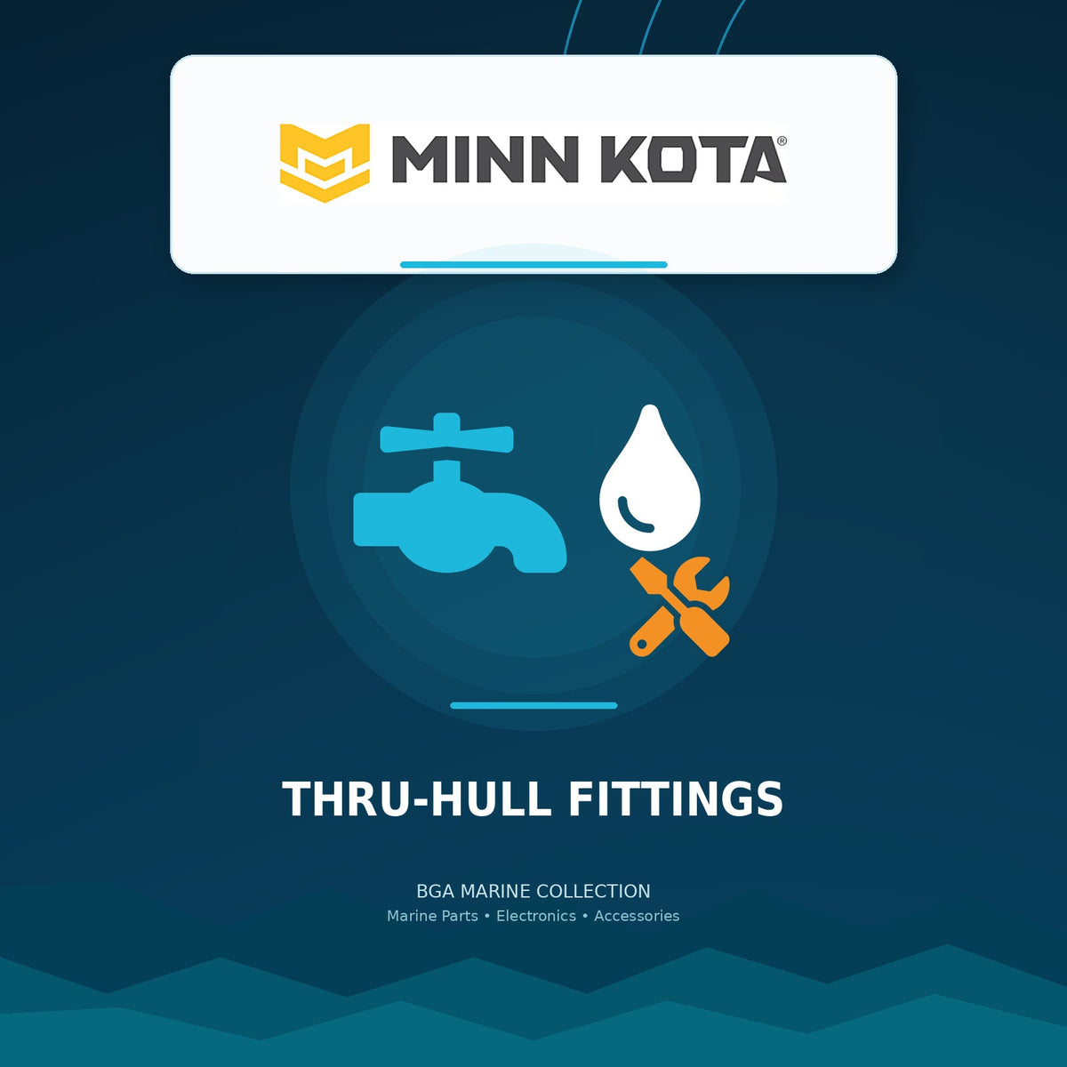 Minn Kota Thru-Hull Fittings collection | BGA Marine