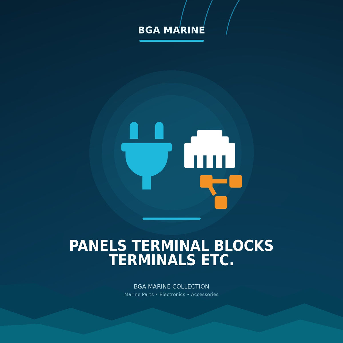 Panels Terminal Blocks Terminals etc. collection | BGA Marine