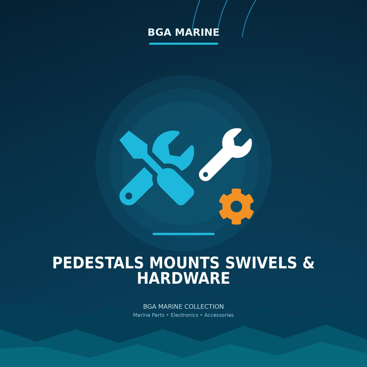 Pedestals Mounts Swivels & Hardware collection | BGA Marine