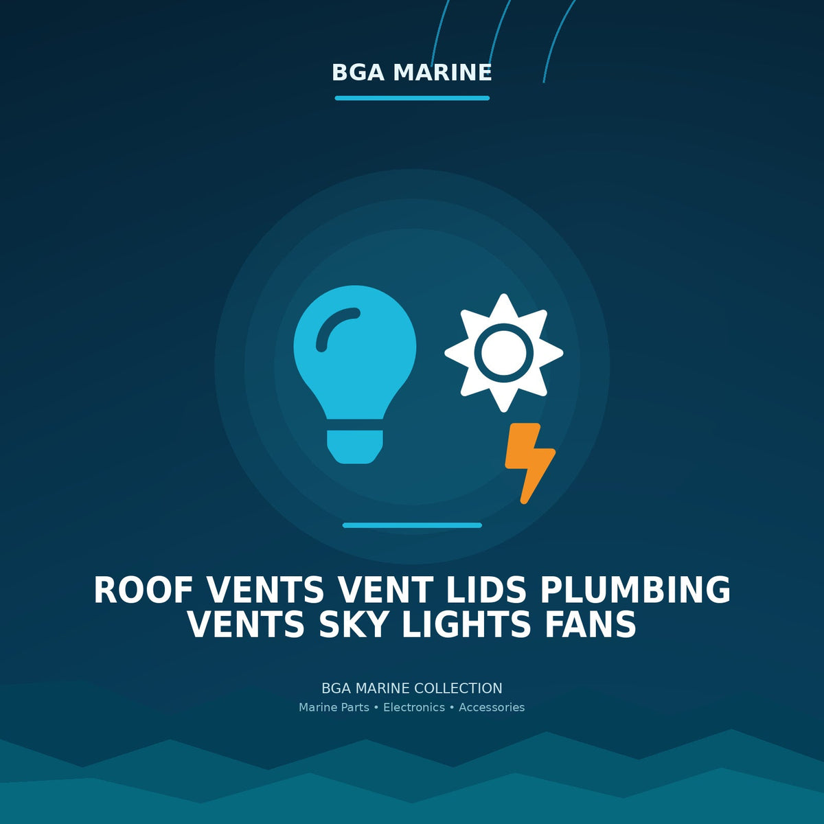 Roof Vents Vent lids Plumbing Vents Sky Lights Fans collection | BGA Marine