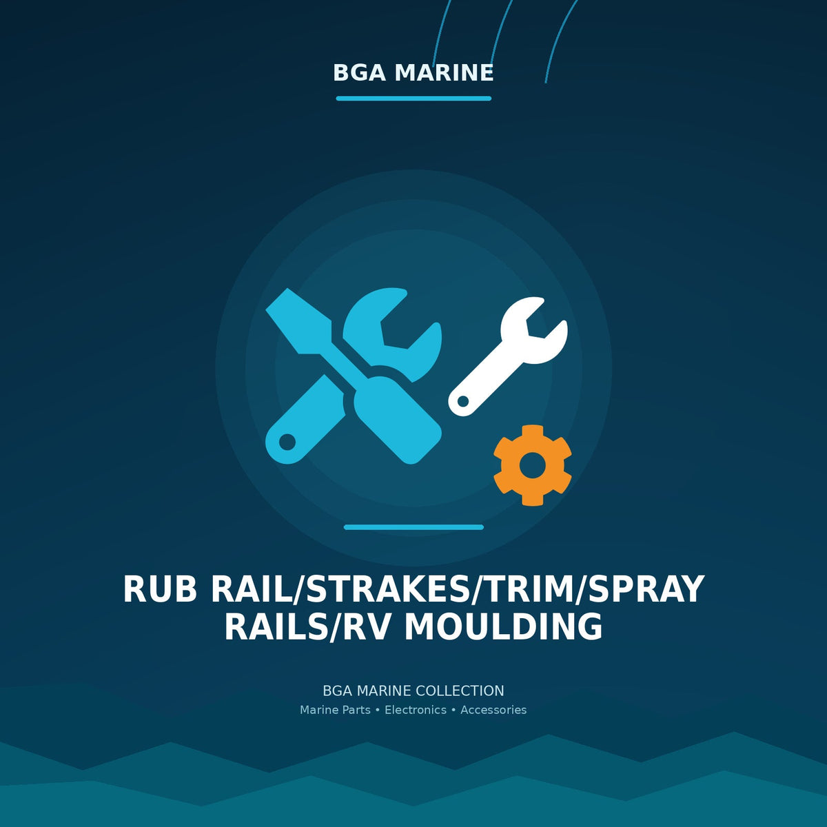 Rub Rail/Strakes/Trim/Spray Rails/RV Moulding collection | BGA Marine
