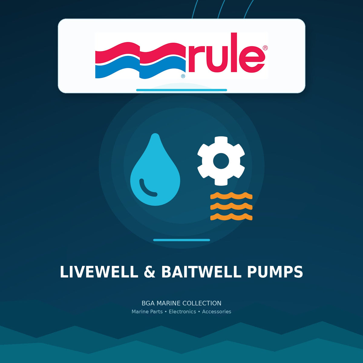 Rule Livewell & Baitwell Pumps collection | BGA Marine