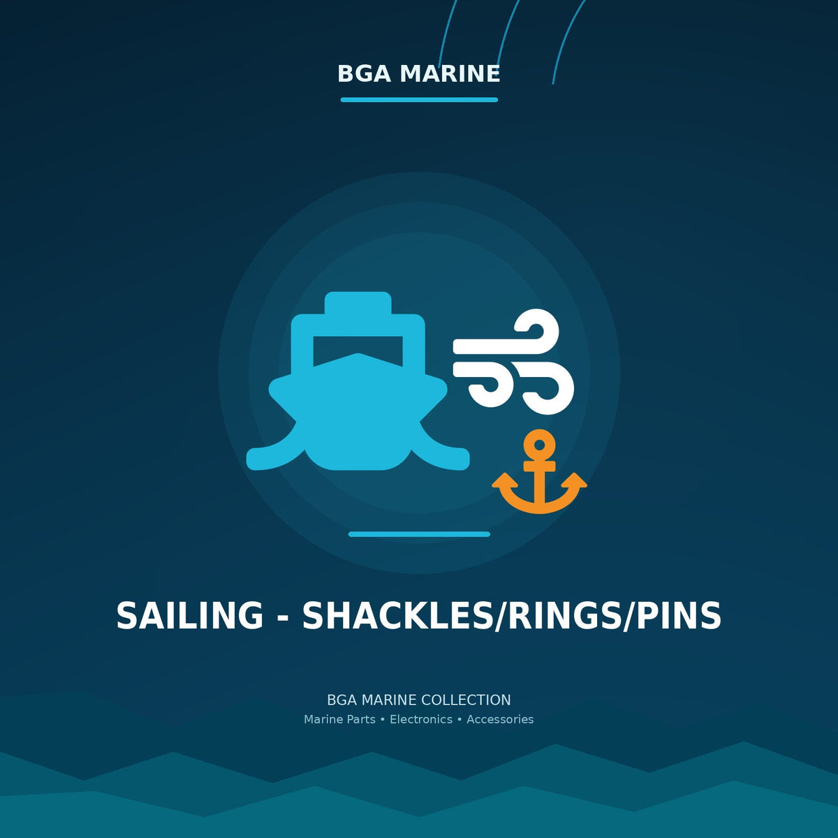 Sailing - Shackles/Rings/Pins collection | BGA Marine
