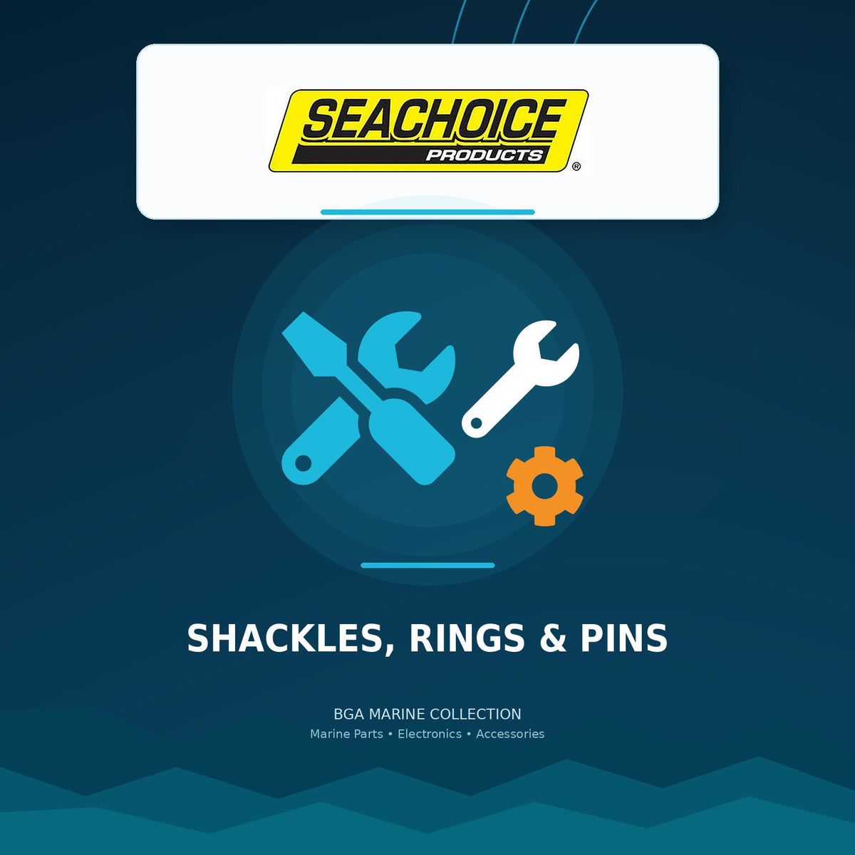 Seachoice Shackles, Rings & Pins collection | BGA Marine