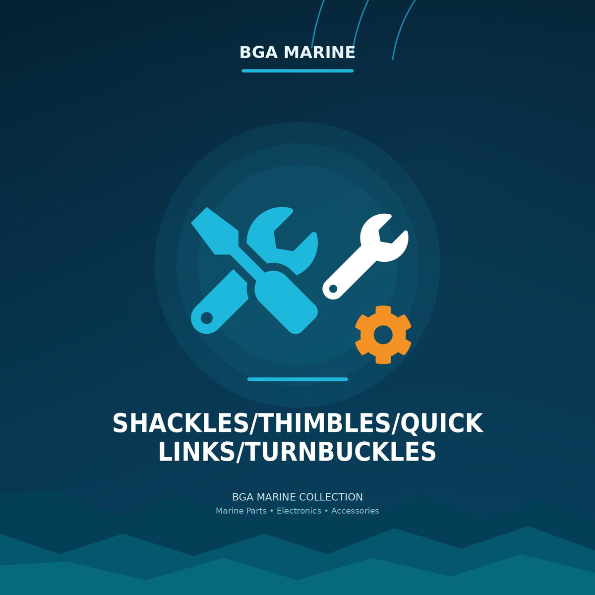Shackles/Thimbles/Quick Links/Turnbuckles collection | BGA Marine