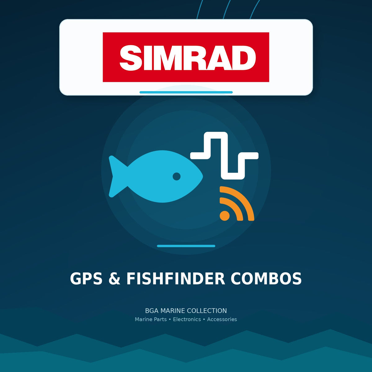 Simrad GPS & Fishfinder Combos collection | BGA Marine
