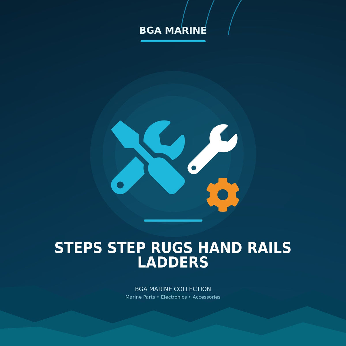 Steps Step Rugs Hand Rails Ladders collection | BGA Marine