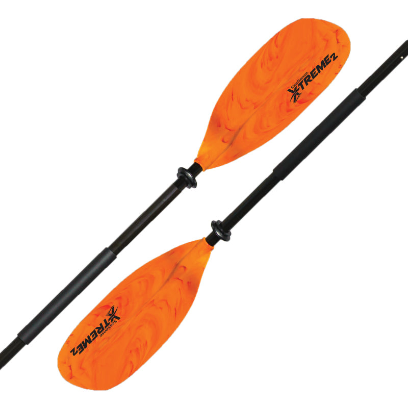 Seasense X-Treme 2 Kayak Paddle (Orange/Yellow, Length 84") - 008678 - image 1