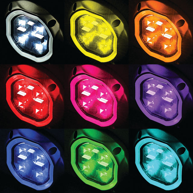 Marpac L.E.D. High Intensity RGBW Underwater Light (Anodized Aluminum Housing, Diameter 3.85") - 7-39468 - image 1
