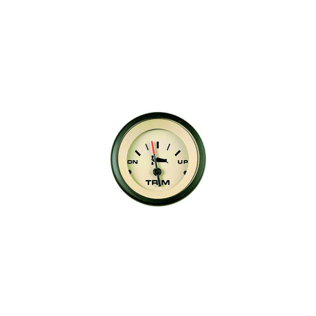 Sierra 61908P Sahara Series 2" Black & Tan Evinrude / Johnson Outboard & Suzuki 4 Stroke 2002 & Newer Engine Trim Gauge - image 1