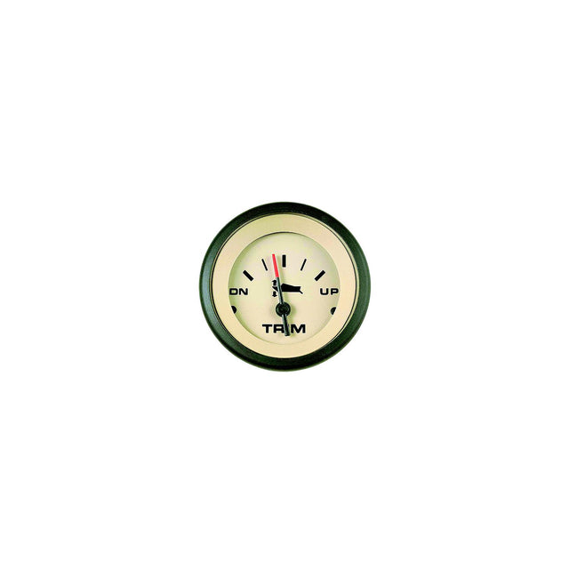 Sierra 61908P Sahara Series 2" Black & Tan Evinrude / Johnson Outboard & Suzuki 4 Stroke 2002 & Newer Engine Trim Gauge - image 1