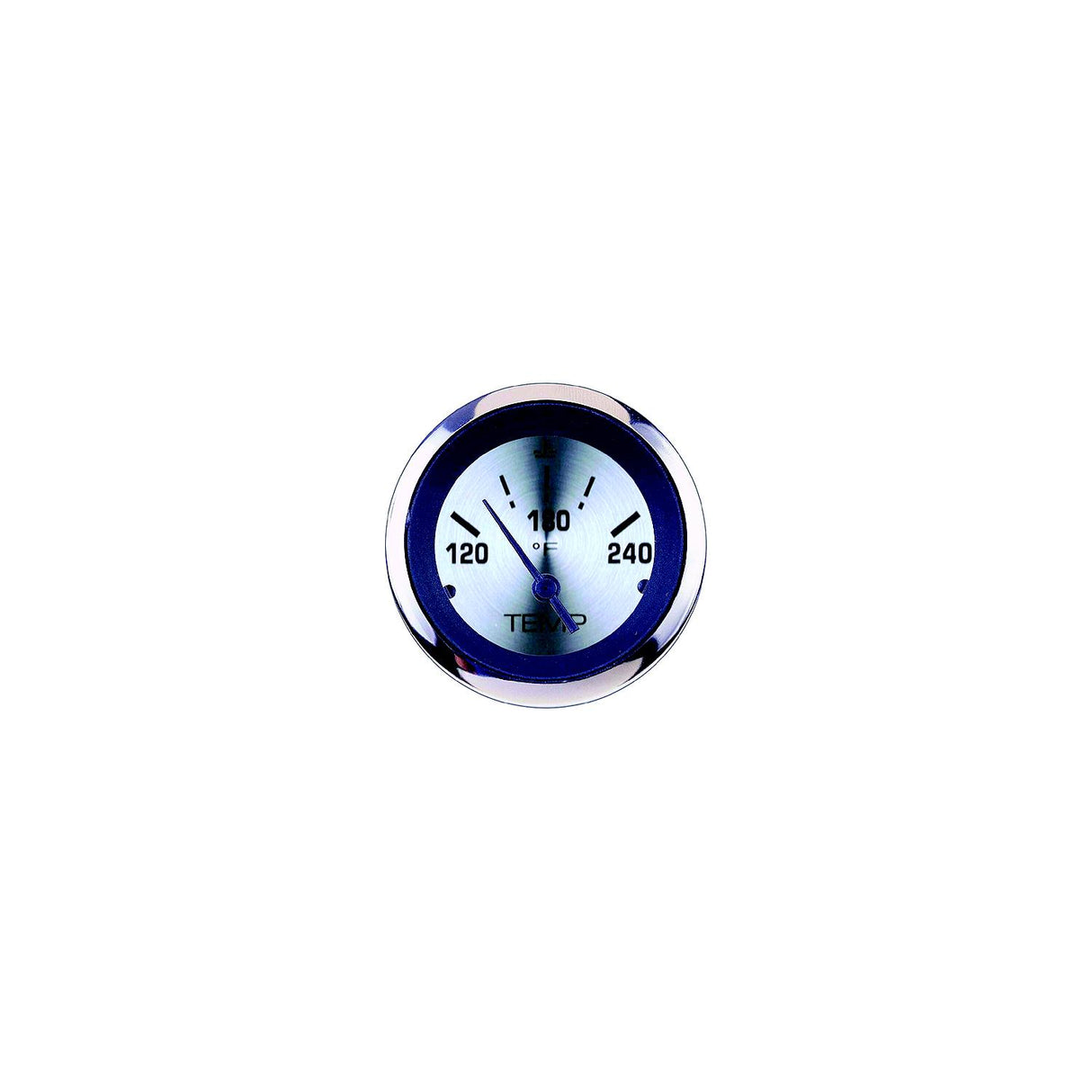 Sierra 63480P Sterling Series 2" Stainless Steel Electric 120-240 F Dial Range Water Temperature Gauge & Requires "D" Sender Code - 63480P