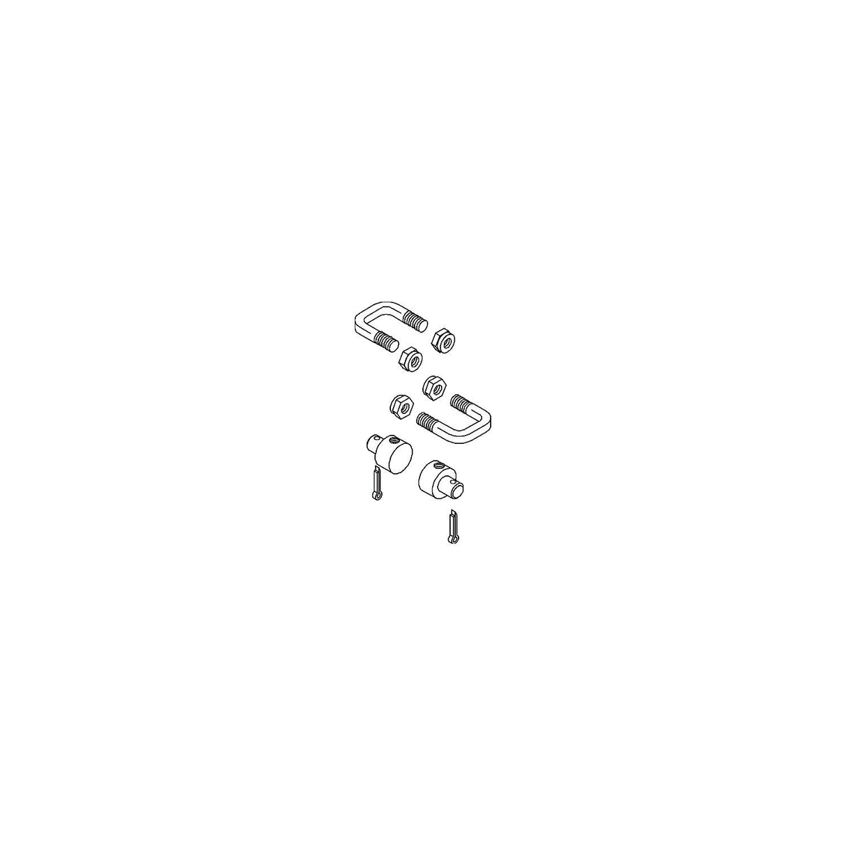 Dometic Dual Station Cable Hardware Kit - CA69022P