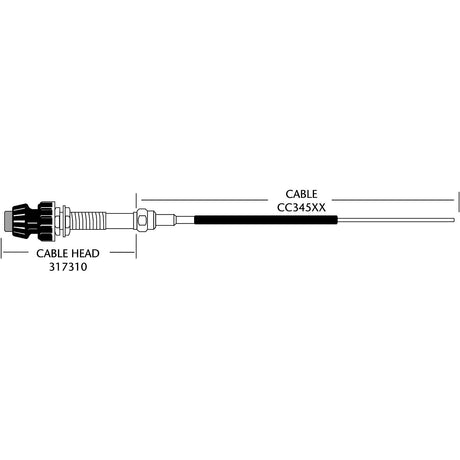 SeaStar CC34510 33LV Vernier Cable 10' Marine Boat - official SeaStar Solutions product image 2