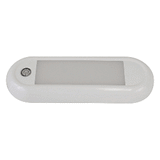 Scandvik 7" Oval Dome Light w/Switch &amp; Dimming - 12/24V - 41322P
