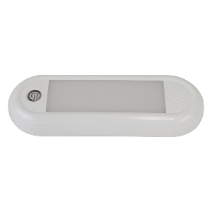 Scandvik 7" Oval Dome Light w/Switch &amp; Dimming - 12/24V - 41322P