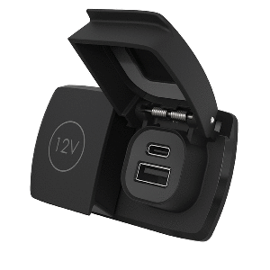 Scanstrut Flip Pro Duo - USB-A &amp; USB-C w/12V Power Socket - SC-MULTI-F2