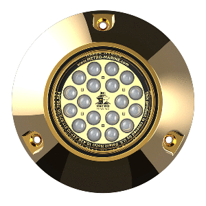 Metro Marine High-Output Submersible Underwater Light w/Intelligent Monochromatic LED's - Blue, 45&deg; Beam - F-BMR1-B3-45