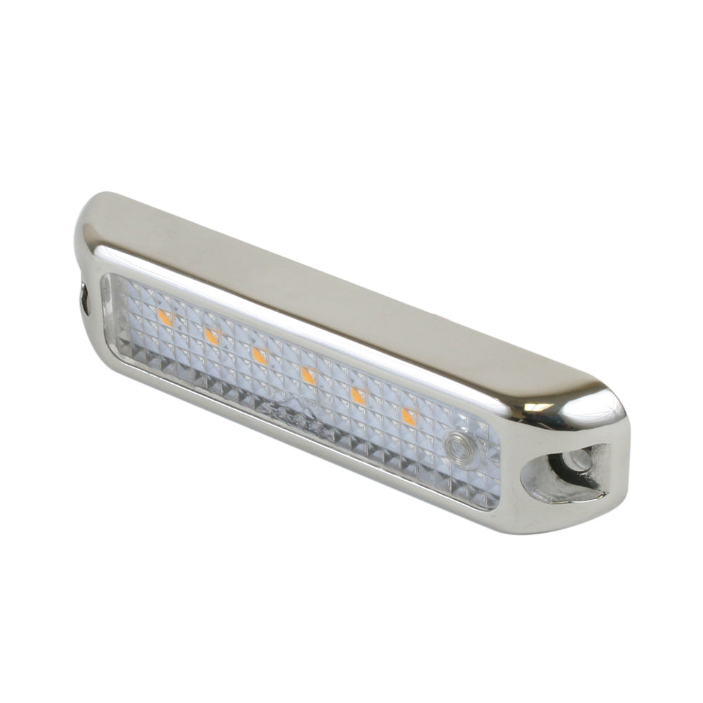 Luz para casillero Scandvik de 4" con interruptor táctil - 10-30 V - Acero inoxidable [41741P]