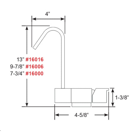 Mezclador plegable estilo geométrico Scandvik - 7,75" de altura [16000]