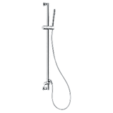 Scandvik All-In-One Shower System - 28" Shower Rail - 16114