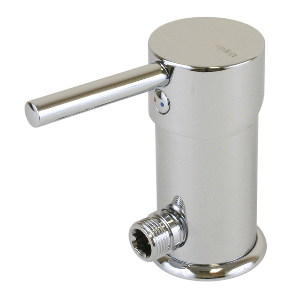 Scandvik Minimalistic Compact Single Level Mixer - Deck Mount - 3/8" &amp; 1/2" Fittings - 16201