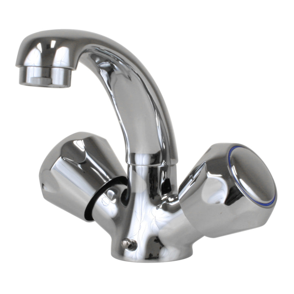 Mezclador de lavabo Scandvik de alta resistencia - Cromado [10410P]