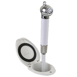 Scandvik Recessed Shower w/6' White Hose - Push-Button - 12106P