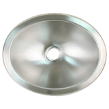 Scandvik Brushed SS Oval Sink - 13.25" x 10.5" - 10281