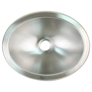 Scandvik Brushed SS Oval Sink - 13.25" x 10.5" - 10281