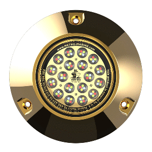 Metro Marine High-Output Submersible Underwater Light w/Intelligent Full Spectrum LED's - RGBW, 90&deg; Beam - F-BMR1-FS-90