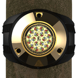 Metro Marine High-Output Piling Mount Underwater Light w/Intelligent Full Spectrum LED's - RGBW, 45&deg; Beam - F-PMR1-FS-45