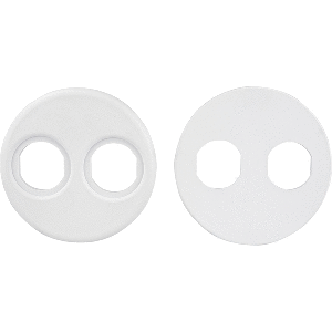 Sea-Dog 84470Sea-Dog 4" Gauge Power Socket Adapter Mounting Plate - White - 426104-1