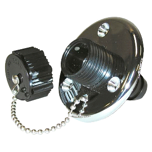 T-H Marine Supplies T-H Marine Washdown Valve w/Chrome Base - WDV-1CP-DP