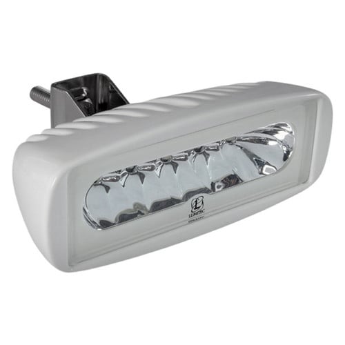 Lumitec Caprera2 Bracket Mount LED Flood Light - White/Blue, MPN 101102