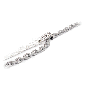 C. Sherman Johnson "Captain Hook" Chain Snubber Large Snubber Hook f/3/8" &amp; 1/2" Chain w/15' of 5/8" 3 Strand Nylon - 46-475