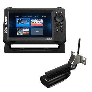 Lowrance Eagle 7 w/SplitShot Transducer &amp; Discover OnBoard Chart - 000-16227-001