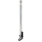 Perko 14" Folding Mount Pole Light - White All Round Light w/Quick Adjust Mount - 1672DP0ALU
