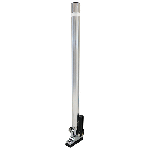 Perko 14" Folding Mount Pole Light - White All Round Light w/Quick Adjust Mount - 1672DP0ALU