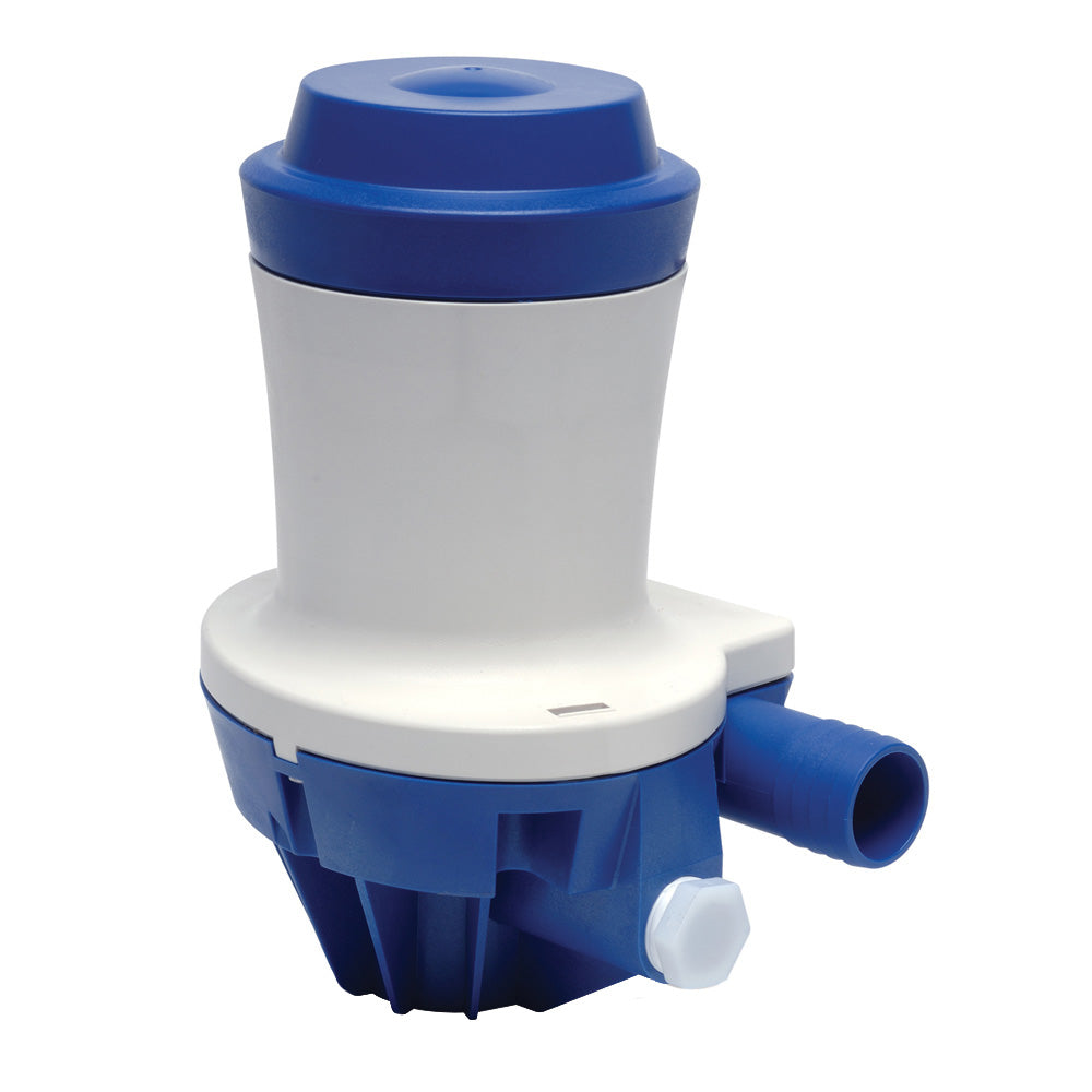 Shurflo by Pentair Bomba Livewell de alto flujo 1500 GPH 24 V CC, 4 A, 1-1/8 pulgadas, puerto dual, sumergible [358-101-10]