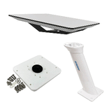KVH Starlink Flat Panel Kit w/16" Seaview Pedestal Mount &amp; ADASTLKA Starlink Top Plate - Activation &amp; Service Plans Through KVH ONLY - 72-1048-SV16