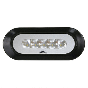 Scandvik Flush Mount Spreader Light - Black - 41356P