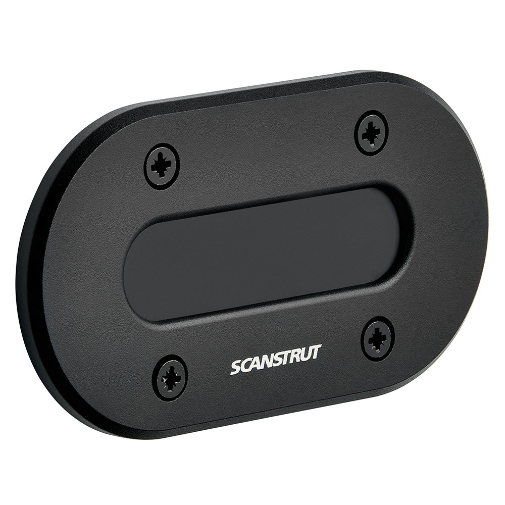 Sello de cable múltiple de perfil bajo de aluminio anodizado negro Scanstrut para cables de hasta 15 mm [DS-LP-MULTI-BLK]