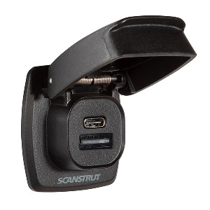 Scanstrut Flip Pro Plus Fast Charge USB-A &amp; USB-C Socket - SC-USB-F4