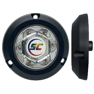 Shadow-Caster LED Lighting Shadow-Caster SC2 Series Polymer Composite Surface Mount Underwater Light - Full Color - SC2-CC-CSM
