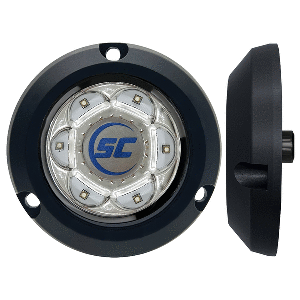 Shadow-Caster LED Lighting Shadow-Caster SC2 Series Polymer Composite Surface Mount Underwater Light - Bimini Blue - SC2-BB-CSM