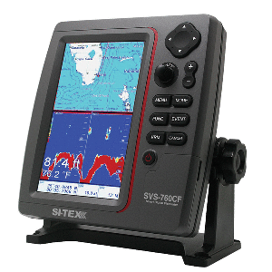 SI-TEX GPS Dual Frequency 600W Sonar System - 7&rdquo; Color LCD w/Internal &amp; External GPS Antenna &amp; C-MAP 4D Card - SVS-760CF+