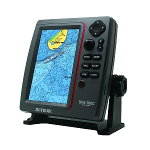 SI-TEX Standalone 7&rdquo; GPS Chart Plotter System w/Color LCD, External GPS Antenna &amp; C-MAP 4D Card - SVS-760C+