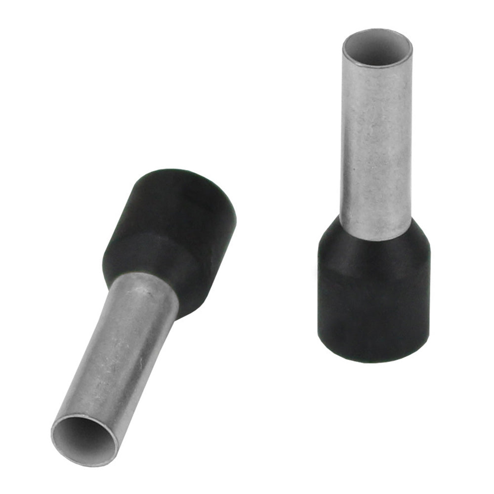 Férula para cable Pacer Black 10 AWG - 10 mm de longitud - Paquete de 25 [TFRL10-12MM-25]